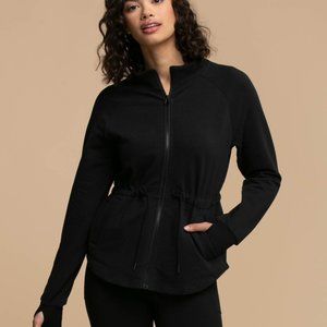 French Terry Zip Front Jacket
